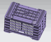 Vegetable Crate Plastic Injection Mould Auto Drop Cold Runner P20/718/H13/NAK80