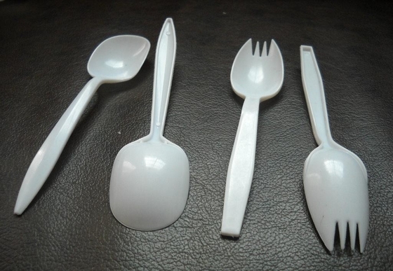Automatic Drop 64cavity Plastic Injection Mould PP PS spoon/knife/fork mould