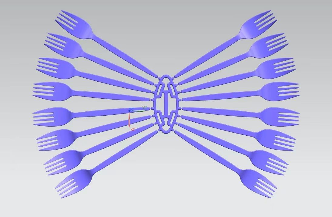 Hot Sale Disposable knife and fork Mould with Hot-Runner/Cold-Runner For PP/PS