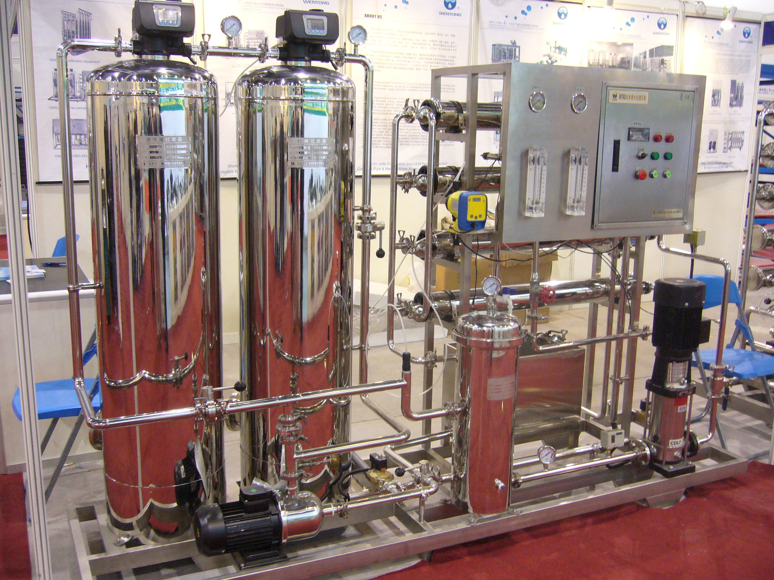 RO Water Treatment Equipment Purifier High Efficiency 10000–30000L/H Durable